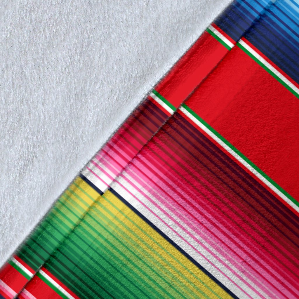 Serape Pattern Fleece Blanket