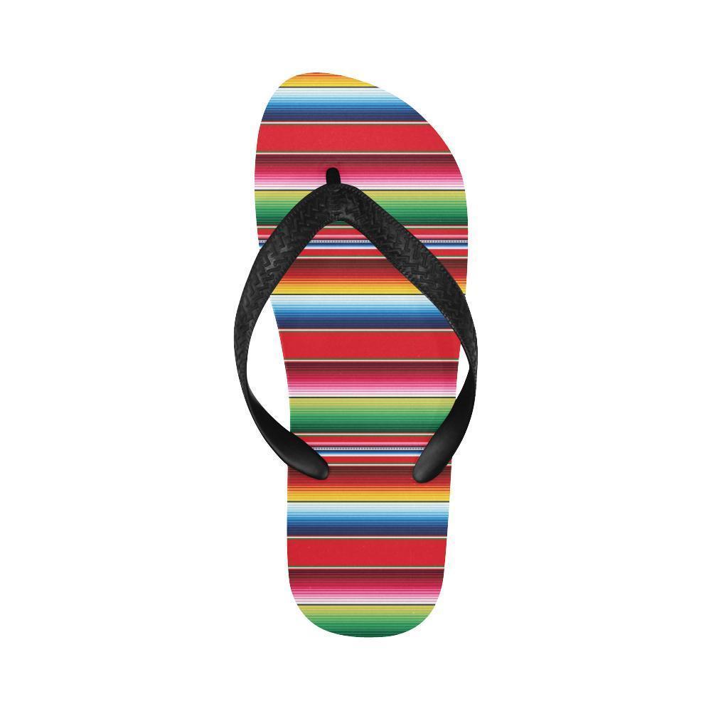 Serape Pattern Flip Flops-JTAMIGO.COM