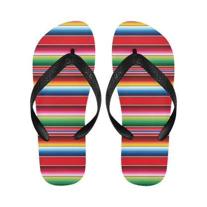 Serape Pattern Flip Flops-JTAMIGO.COM