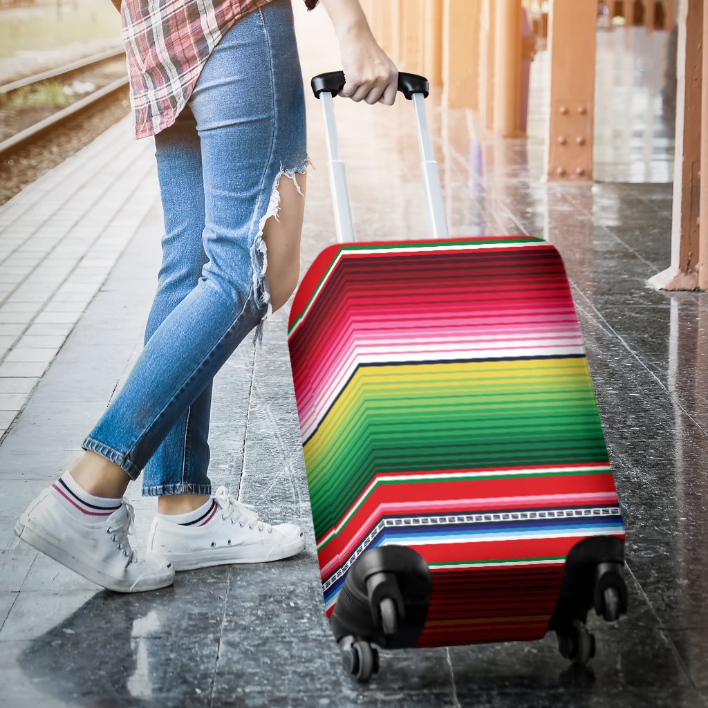 Serape Pattern Luggage Cover Protector