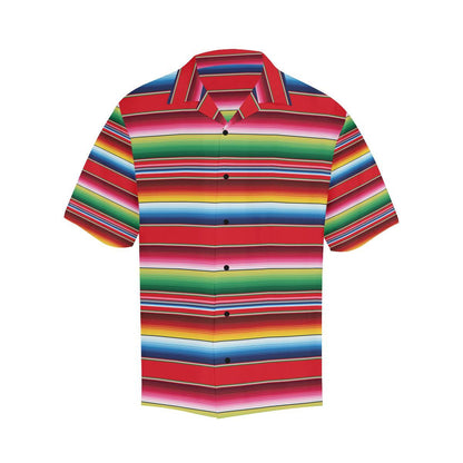 Serape Pattern Men Aloha Hawaiian Shirt