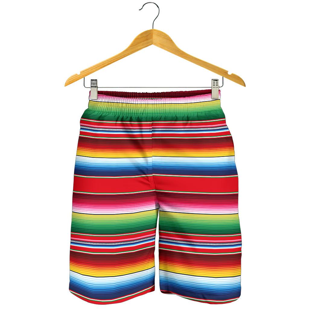 Serape Pattern Mens Shorts-JTAMIGO.COM