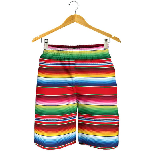 Serape Pattern Mens Shorts-JTAMIGO.COM