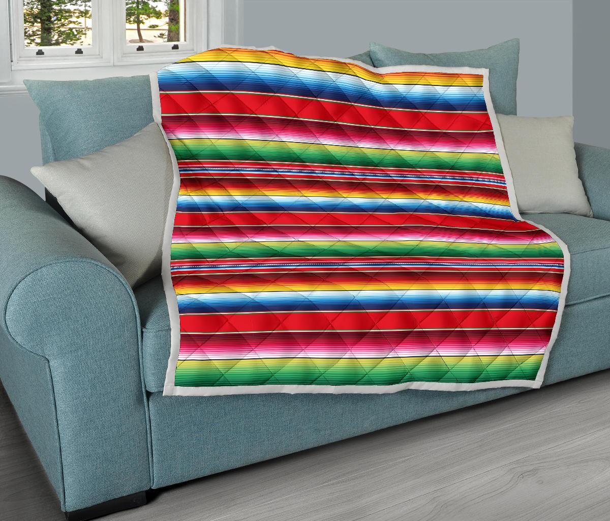Serape Pattern Premium Quilt-JTAMIGO.COM