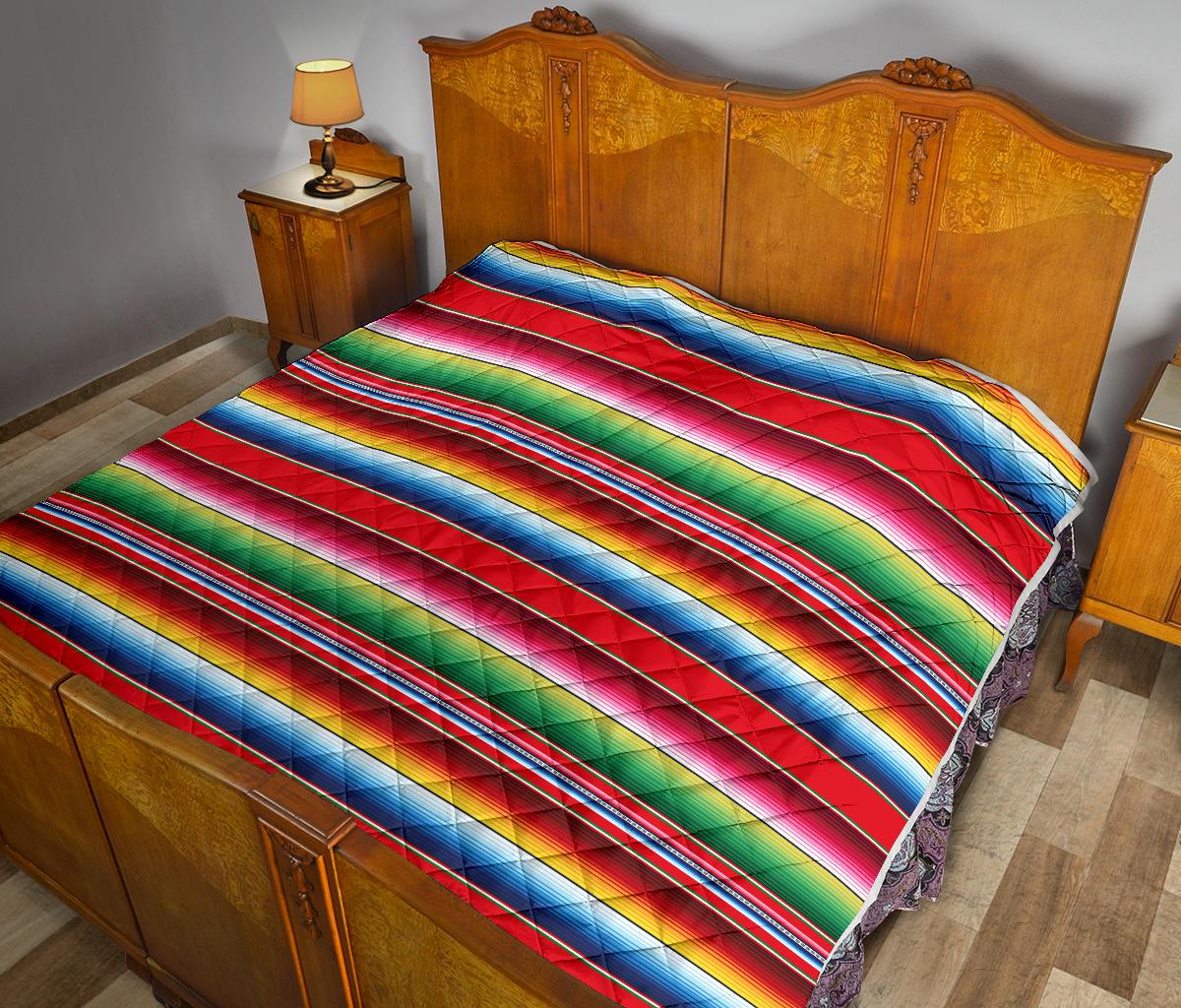 Serape Pattern Premium Quilt-JTAMIGO.COM