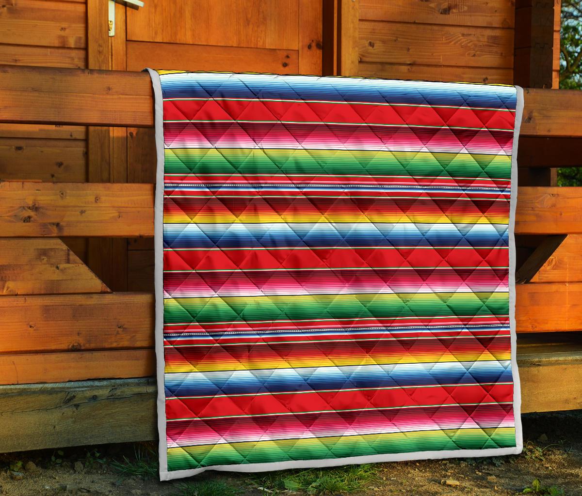 Serape Pattern Premium Quilt-JTAMIGO.COM