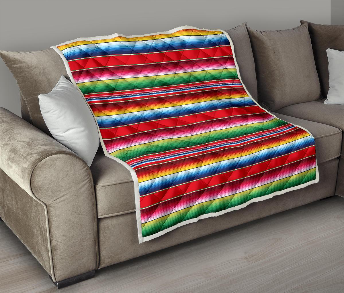 Serape Pattern Premium Quilt-JTAMIGO.COM