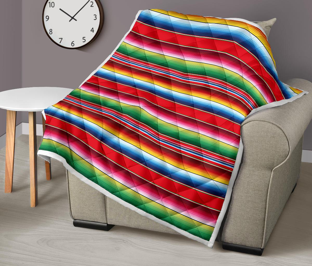Serape Pattern Premium Quilt-JTAMIGO.COM