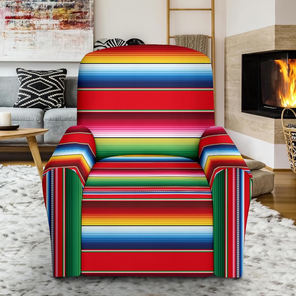 Serape Pattern Single Sofa Slipcover -JTAMIGO.COM