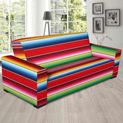 Serape Pattern Sofa Slipcover-JTAMIGO.COM