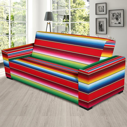 Serape Pattern Sofa Slipcover-JTAMIGO.COM