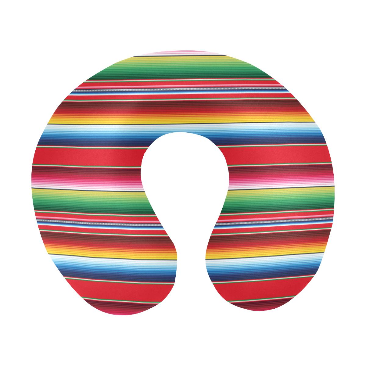 Serape Pattern U-Shaped Travel Neck Pillow-JTAMIGO.COM