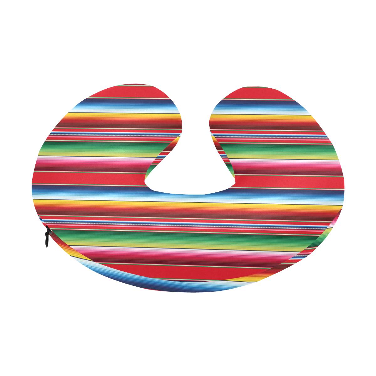 Serape Pattern U-Shaped Travel Neck Pillow-JTAMIGO.COM
