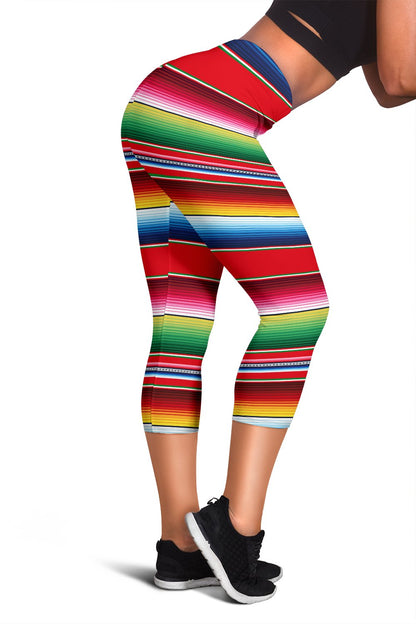 Serape Pattern Women Capris