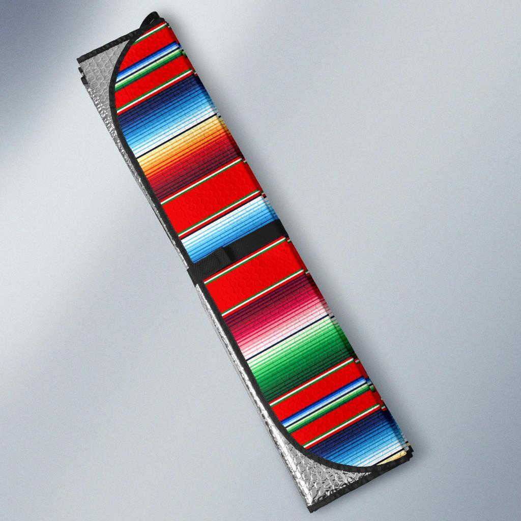 Serape Print Car Sun Shade For Windshield