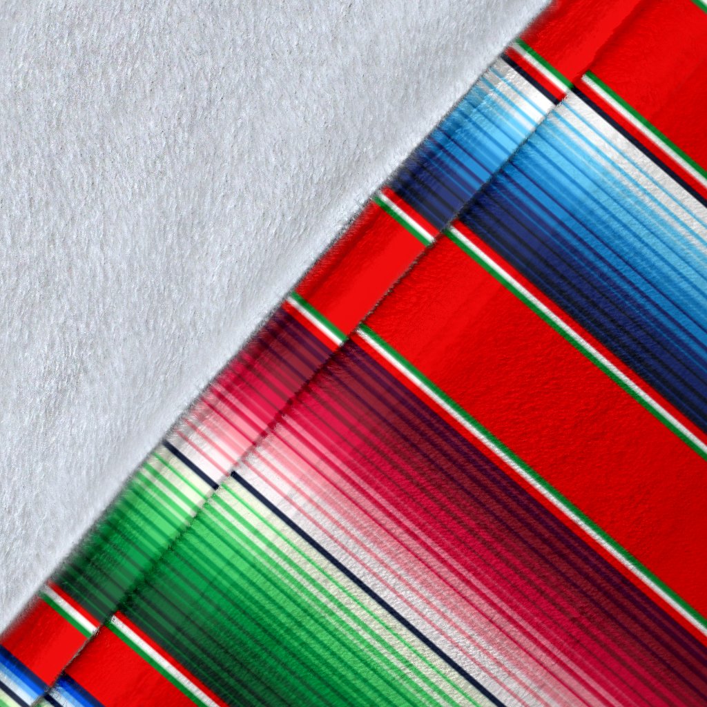 Serape Print Fleece Blanket