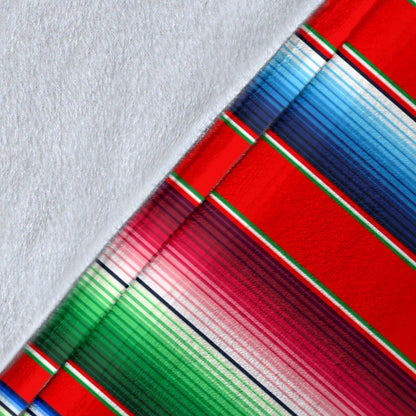 Serape Print Fleece Blanket