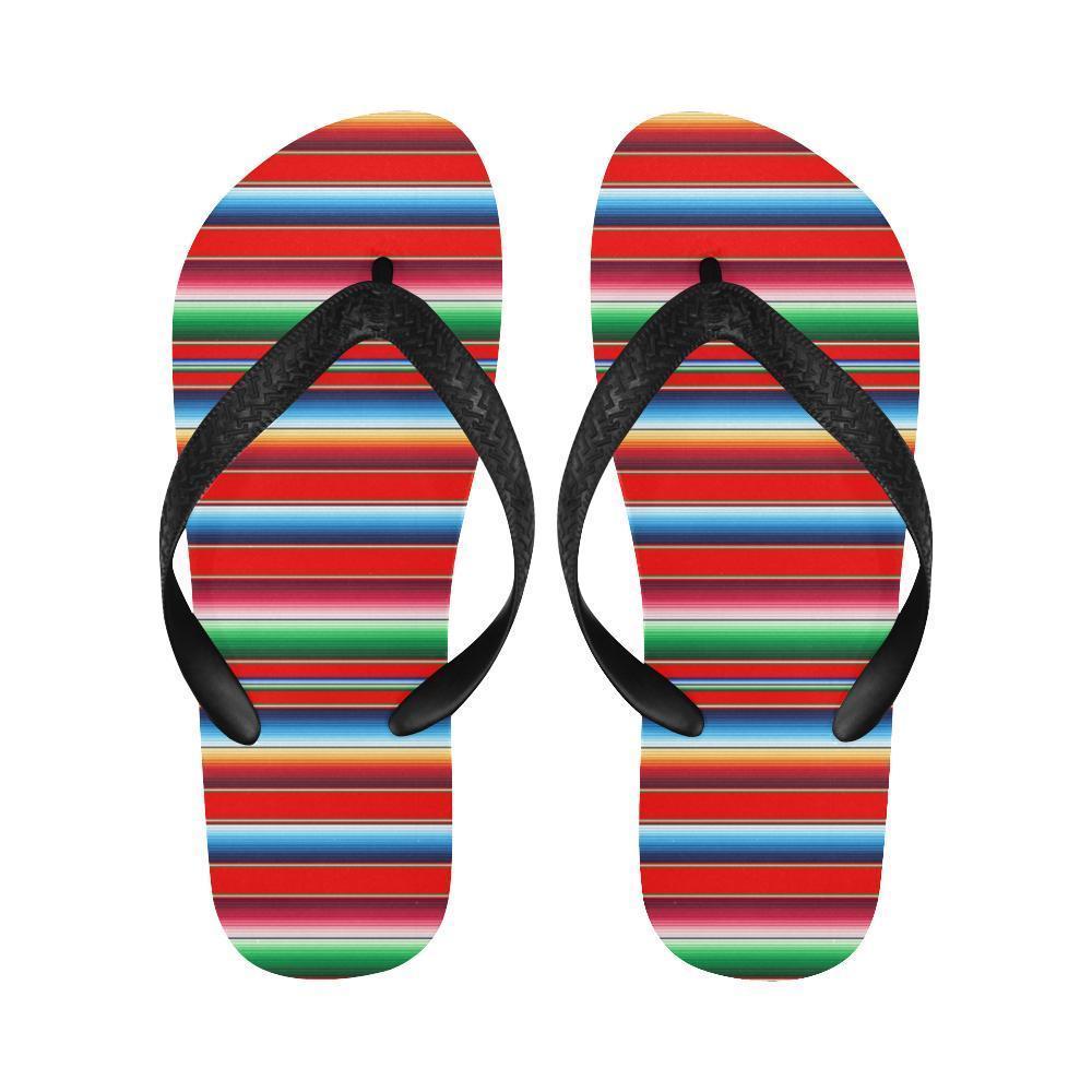 Serape Print Flip Flops-JTAMIGO.COM