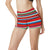 Serape Print High Waisted Spandex Shorts-JTAMIGO.COM