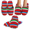 Serape Print House Slippers