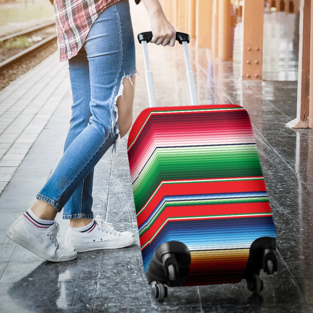 Serape Print Luggage Cover Protector