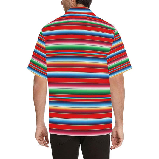 Serape Print Men Aloha Hawaiian Shirt