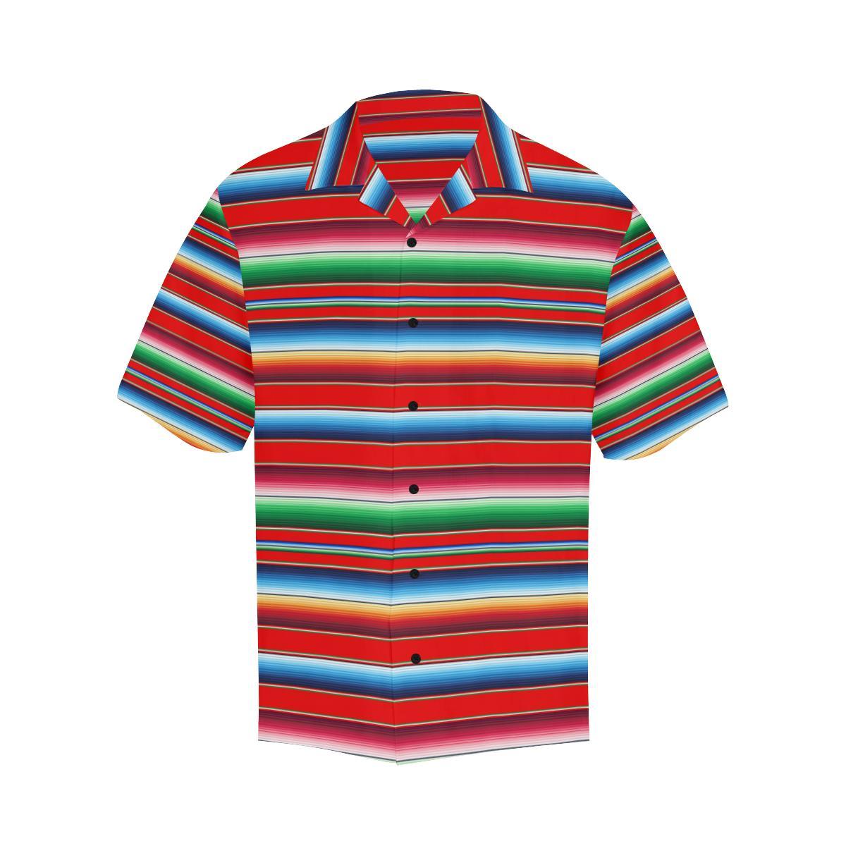Serape Print Men Aloha Hawaiian Shirt