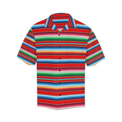 Serape Print Men Aloha Hawaiian Shirt