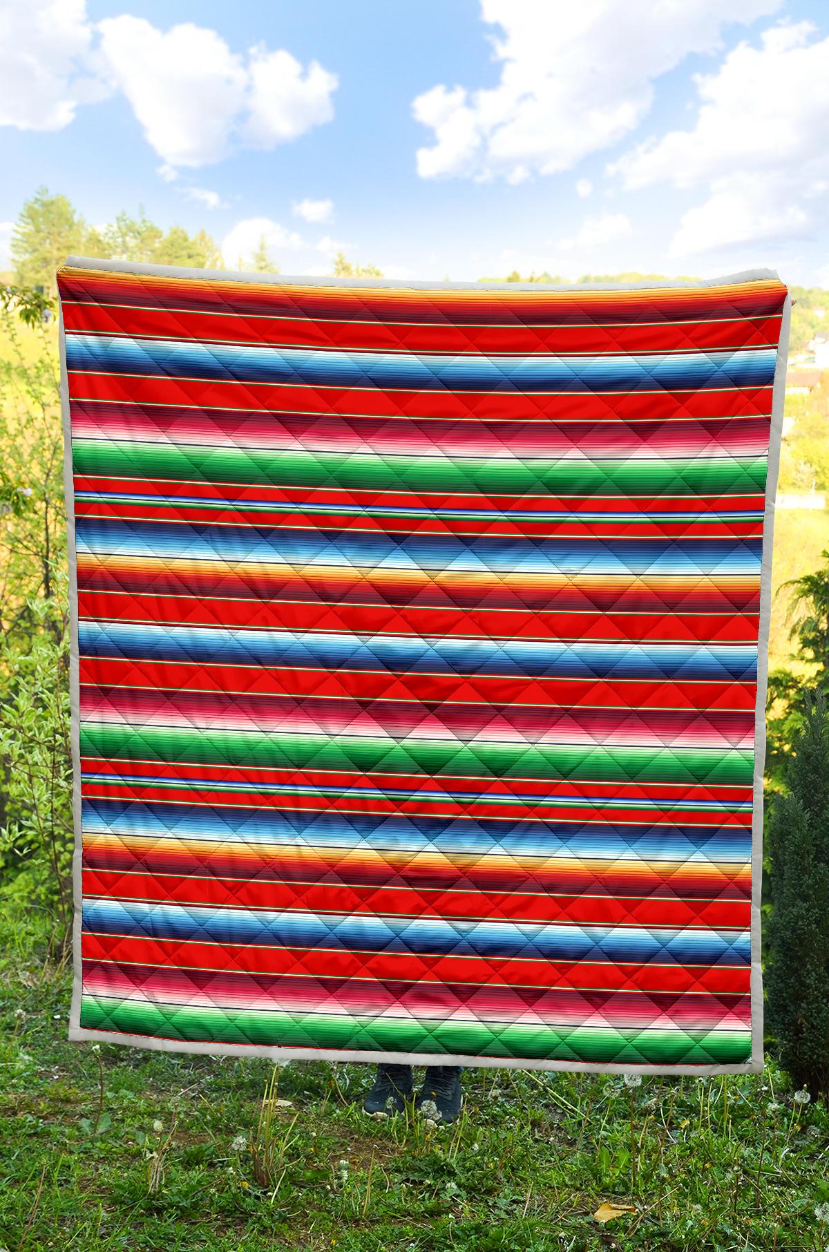 Serape Print Premium Quilt-JTAMIGO.COM