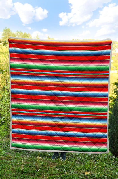 Serape Print Premium Quilt-JTAMIGO.COM