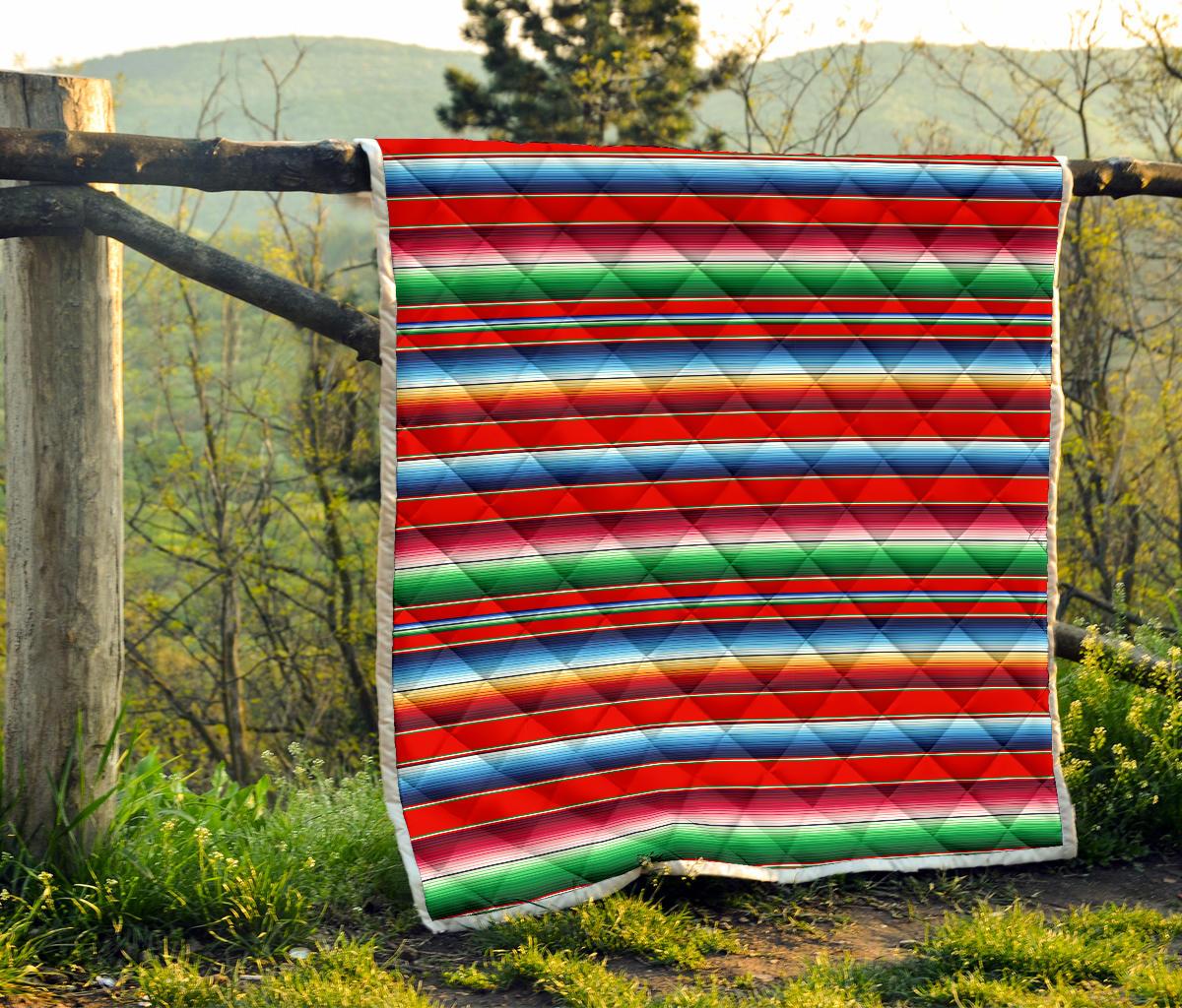 Serape Print Premium Quilt-JTAMIGO.COM