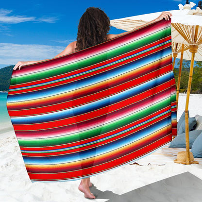 Serape Print Sarong Pareo Wrap