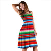 Serape Print Sleeveless Dress