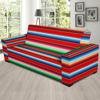 Serape Print Sofa Slipcover-JTAMIGO.COM