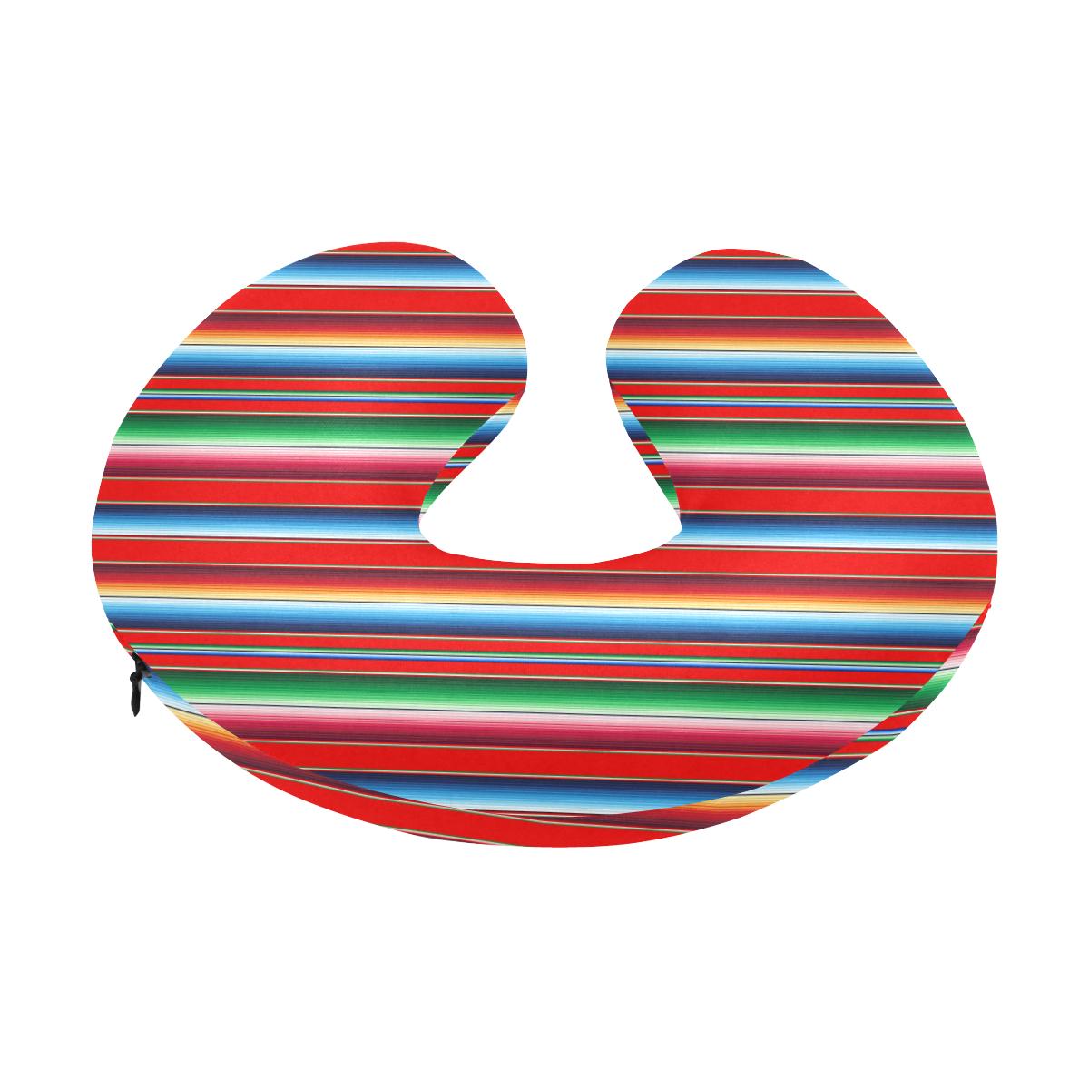 Serape Print U-Shaped Travel Neck Pillow-JTAMIGO.COM