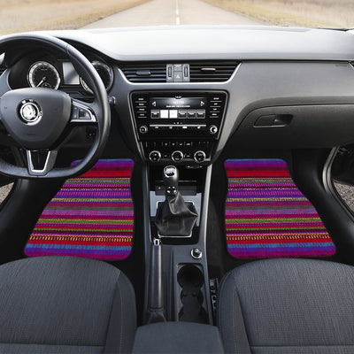 Serape Stripe Print Car Floor Mats