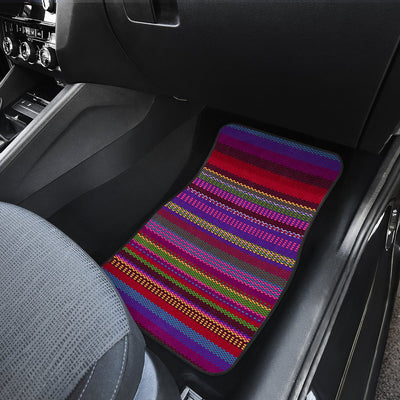 Serape Stripe Print Car Floor Mats