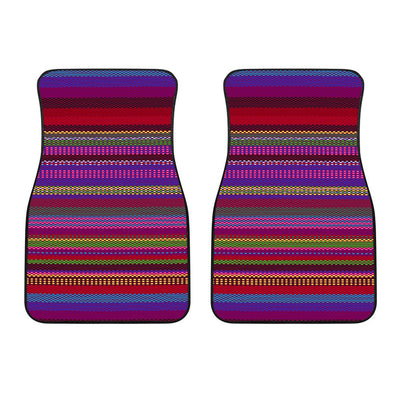 Serape Stripe Print Car Floor Mats