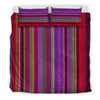 Serape Stripe Print Duvet Cover Bedding Set