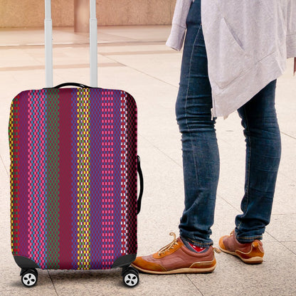 Serape Stripe Print Luggage Cover Protector