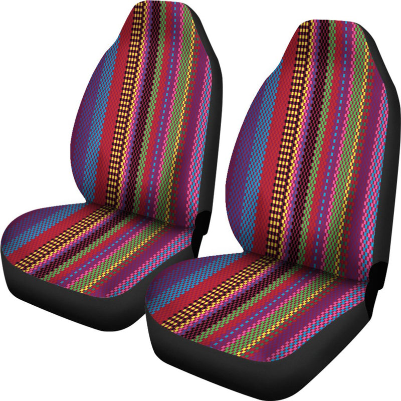 Serape Stripe Print Universal Fit Car Seat Covers