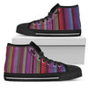 Serape Stripe Print Women High Top Shoes