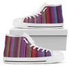 Serape Stripe Print Women High Top Shoes