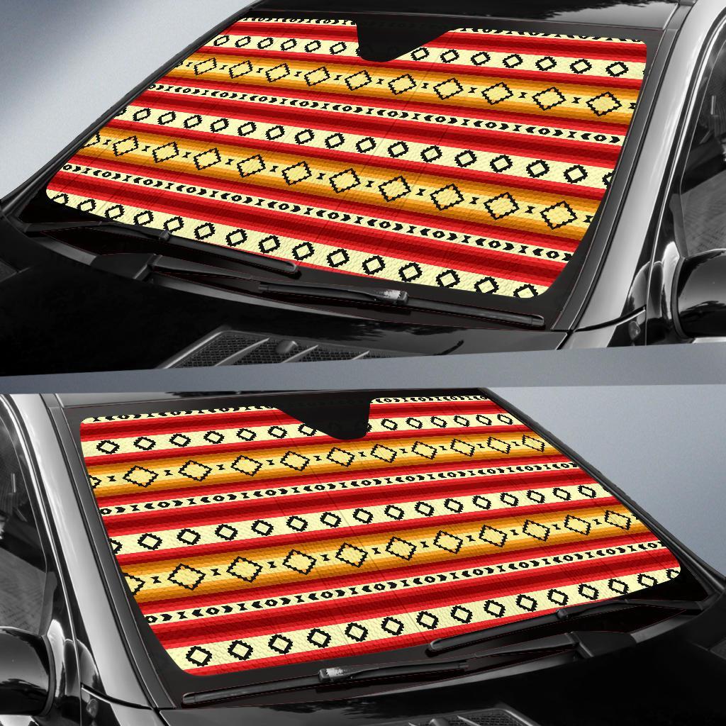 Serape Themed Car Sun Shade For Windshield