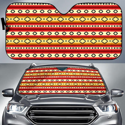 Serape Themed Car Sun Shade For Windshield