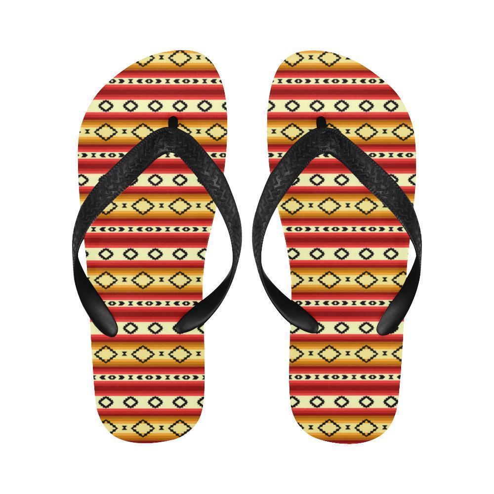 Serape Themed Flip Flops-JTAMIGO.COM