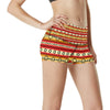 Serape Themed High Waisted Spandex Shorts-JTAMIGO.COM