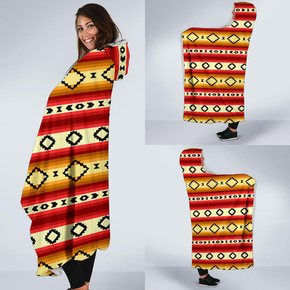 Serape Themed Hooded Blanket-JTAMIGO.COM
