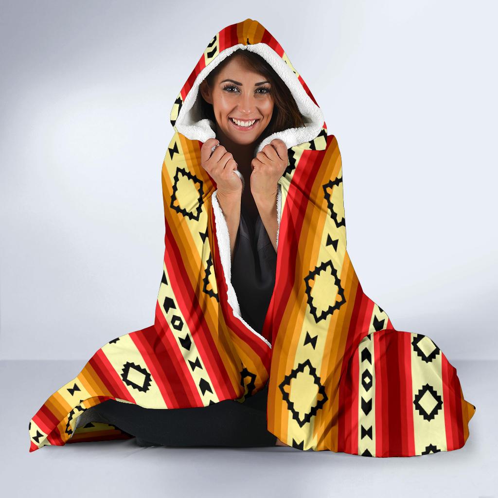 Serape Themed Hooded Blanket-JTAMIGO.COM