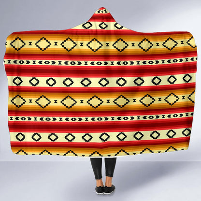 Serape Themed Hooded Blanket-JTAMIGO.COM